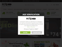 Tablet Screenshot of ecig.com